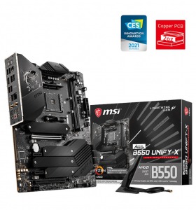 MSI MEG B550 UNIFY-X WiFi 5800mhz(OC) M.2 AM4 ATX Anakart